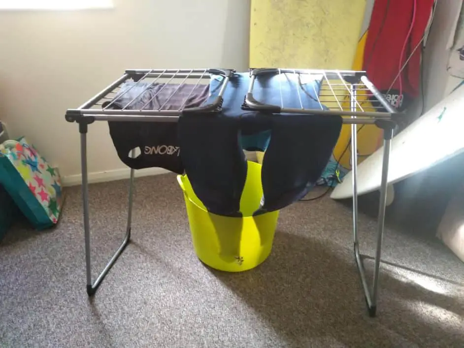 wetsuit drying rack tub trug bucket carpet IMG 20200828 094923408