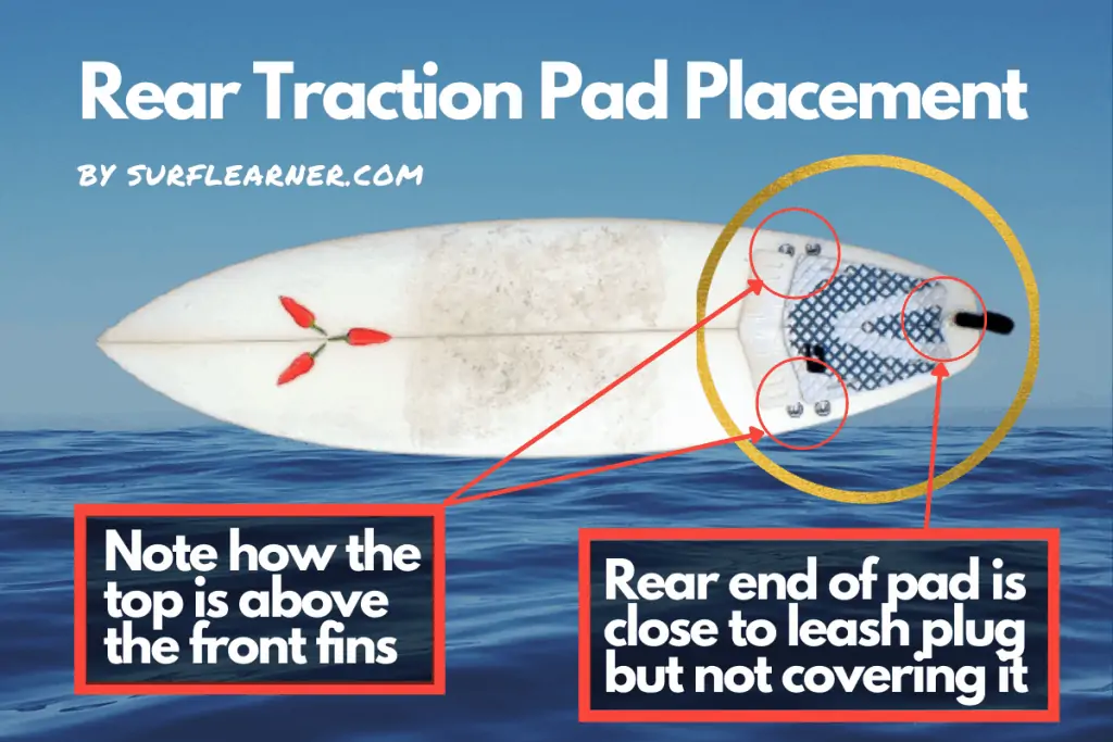 fish surfboard tail pad