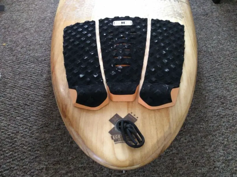 surfboard with traction pad