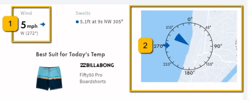 wind for surfing forecast from Surfline for Hossegor, France.